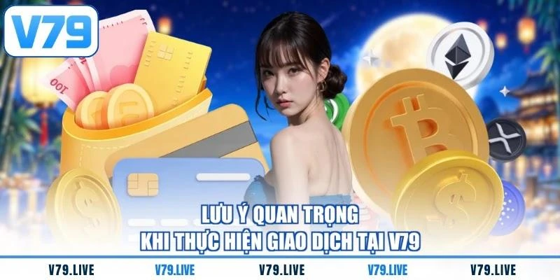Lưu ý quan trọng khi thực hiện giao dịch tại V79