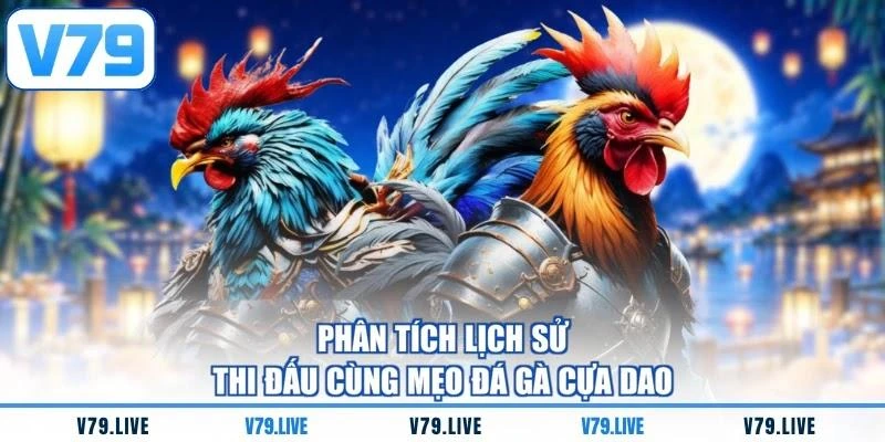 Phân tích lịch sử thi đấu cùng mẹo đá gà cựa dao